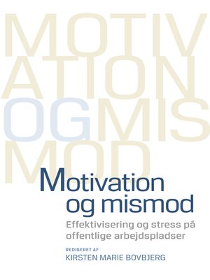 cover image of Motivation og mismod